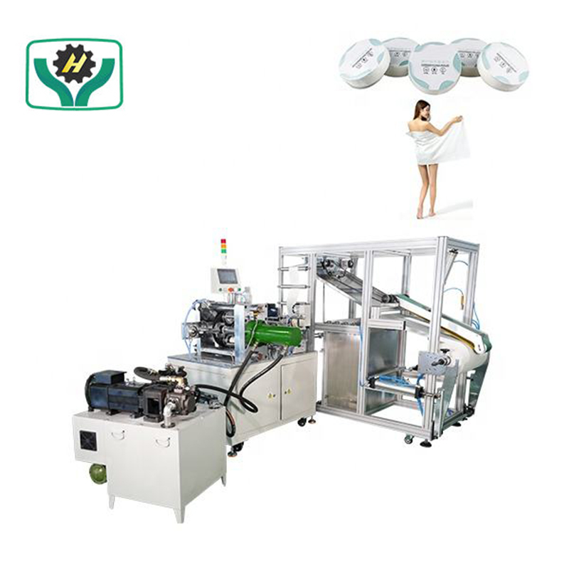 Automatic Disposable Compressed Bath Towel Making Machine